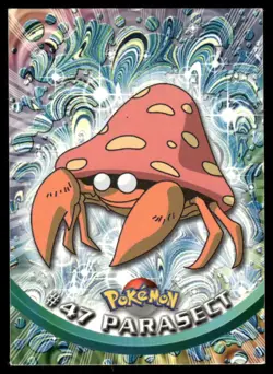 Pokemon Cards Parasect #47 Topps Trading Cards Series 1 LP *1 - Image 1