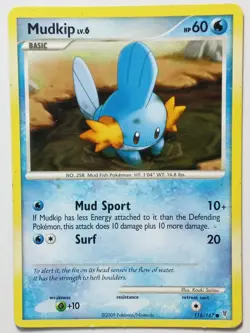 Mudkip 116/147 HP - B1G1F Supreme Victors Pokemon Card - Kouki Saitou Art - Image 1
