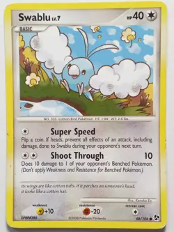 Swablu 86/106 HP - B1G1F Great Encounters Pokemon Card - Kanako Eo Art - Image 1