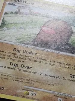 Diglett 72/127 HP - B1G1F Platinum Pokemon Card - Midori Harada Art - Image 2