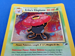 Pokemon TCG Gym Heroes Erika's Vileplume Holo Card 5/132 Very Good Condition - Image 4