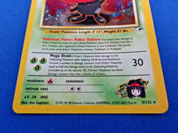 Pokemon TCG Gym Heroes Erika's Vileplume Holo Card 5/132 Very Good Condition - Image 5