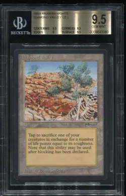 Diamond Valley, BGS 9.5, Arabian Nights, Beckett, MTG, Magic the Gathering - Image 1