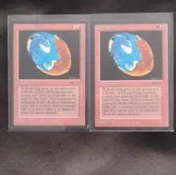 Magic The Gathering Rukh Egg x2 Summon Egg Red Christopher Rush - Image 1