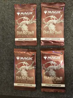 Magic the Gathering Phyrexia All Will Be One Draft Booster * Sealed * 4 packs - Image 1