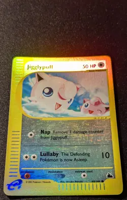 Pokemon SKYRIDGE - #68/144 Jigglypuff - Reverse Holo - ENG - Near Mint - Image 4