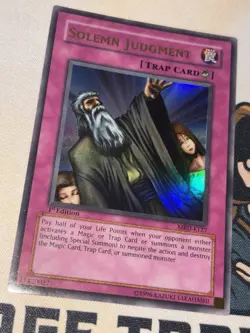 Solemn Judgment MRD-E127 Ultra Rare 1st Edition Yu-Gi-Oh! NM - Image 3