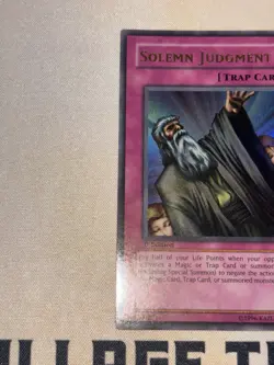 Solemn Judgment MRD-E127 Ultra Rare 1st Edition Yu-Gi-Oh! NM - Image 4