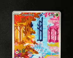 Pokemon Card TCG - Deerling 165/162 Temporal Forces - Illustration Rare - NM ⭐ - Image 2