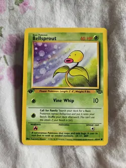 Pokemon Cards: Jungle 1st Edition Common: Bellsprout 49/64 - Image 1