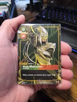 Riftbound Master Yi Wuju Bladesman (Starter) NM Origins: Proving Grounds - Image 1