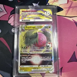 2023 Pokemon Regidrago VSTAR 136/195 Play!Prize Pack Card ACE 10 - Pop 1!! - Image 1
