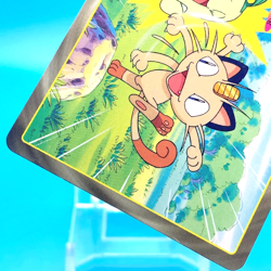 Pokemon Card Top Meowth VS Chikorita No.052 Nintendo Japanese Anime F/S - Image 3