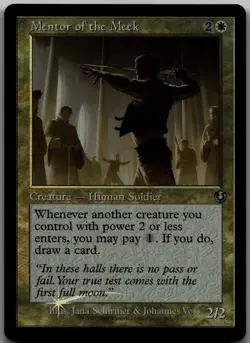 Mentor of the Meek (Retro Frame) U Innistrad Remastered 345 NM - Image 1