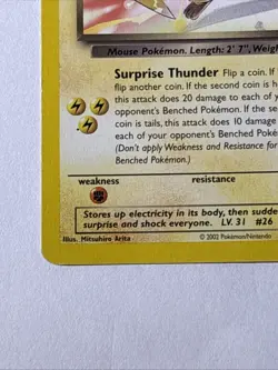 Dark Raichu 7/110 Non Holo Rare - 2002 Pokemon Legendary Collection WotC MP 🔥 - Image 5