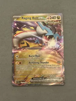 Pokemon TCG Raging Bolt EX 123/162 Temporal Forces Double Rare Holo NM/M - Image 3