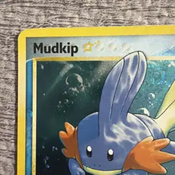 2004 Pokemon EX Team Rocket Returns #107/109 Mudkip Gold Star Holo Rare - Image 3