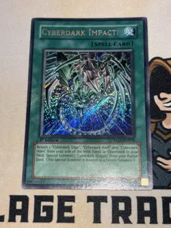 Cyberdark Impact! TAEV-EN054 Secret Rare 1st Edition Yu-Gi-Oh! NM - Image 2