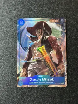 OP07-044 Dracule Mihawk : Common Foil English One Piece TCG Card : Seven Warlord - Image 1