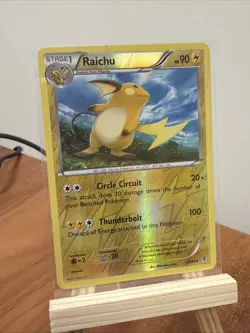 Pokemon TCG Raichu Reverse Holo Rare Card 27/83 2016 - Image 2