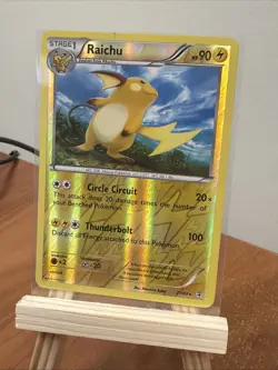 Pokemon TCG Raichu Reverse Holo Rare Card 27/83 2016 - Image 3