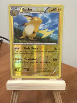 Pokemon TCG Raichu Reverse Holo Rare Card 27/83 2016 - Image 5