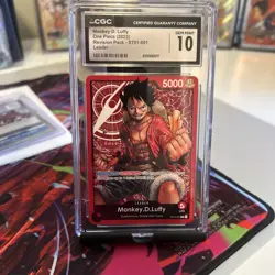 Monkey.D.Luffy L Revision Pack Cards ST01-001 NM - Image 1