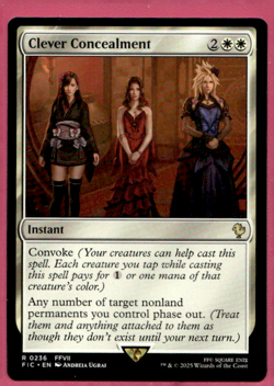 CLEVER CONCEALMENT FINAL FANTASY COMMANDER FIC RARE INSTANT MTG 236 - Image 1