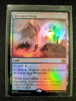 MTG Riverpyre Verge Foil 0260 Aetherdrift NM - Image 1