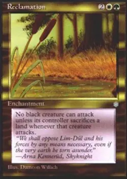 Moderate Play, English MTG Regular Reclamation Ice Age Magic the Gathering - Image 1