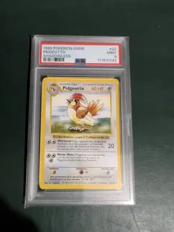 1999 Pokemon Base Set - PSA 9 - Pidgeotto Shadowless #22 - Image 3