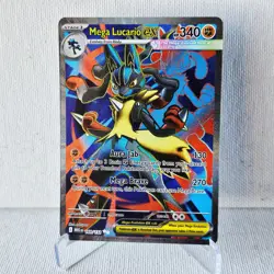 MEGA LUCARIO EX 160/132 ULTRA RARE POKEMON TCG MEGA EVOLUTION NM/M - Image 2
