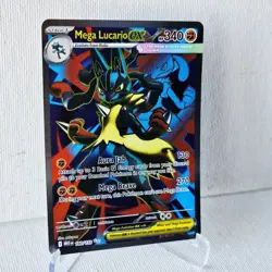 MEGA LUCARIO EX 160/132 ULTRA RARE POKEMON TCG MEGA EVOLUTION NM/M - Image 3