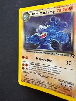 Pokemon Dark Machamp 10/82 Team Rocket Rara Holo Unlimited Wizards ITA Vintage - Image 4