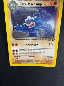 Pokemon Dark Machamp 10/82 Team Rocket Rara Holo Unlimited Wizards ITA Vintage - Image 5