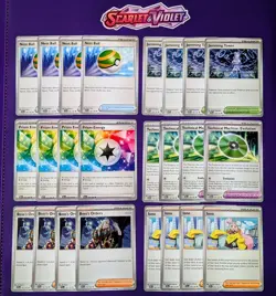 Pokemon TCG Trainer Playsets Scarlet Violet Era Items Supporters Stadiums Tools - Image 1