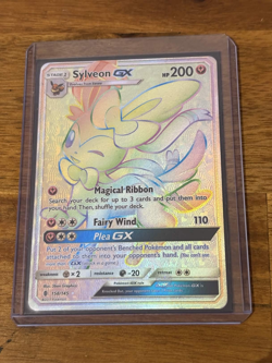 Sylveon GX - Pokemon Sun & Moon Guardian Rising Rainbow Secret Rare 158/145 - Image 1
