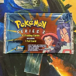 Topps 2000 Pokemon TV Animation Series 2 Booster Pack - Image 1