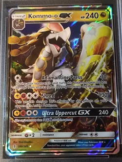 Kommo-o GX Holo Foil #100/145 - 2017 Pokemon Sun & Moon Guardians Rising PSA 10 - Image 2