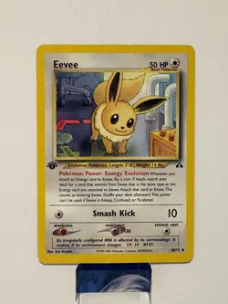 Pokemon TCG Eevee Neo Discovery Card 38/75 Regular Non-Holo 1st Edition LP - Image 1