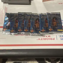Dragonball Anthologie Panini Trading Card Pack New Sealed x7 - Image 1