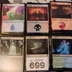 Mtg Foil Basic Lands Bundle. Magic The Gathering Lot Mana Starter (699) - Image 3