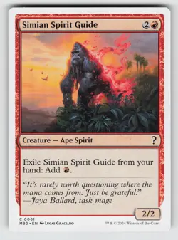 Simian Spirit Guide (White Border) *Non-Foil* MB2 61 NM - Image 1