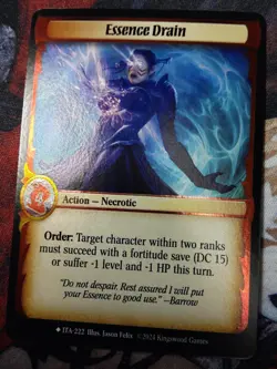 Essence Drain * Foil * Warlord Into The Accordlands - Image 1