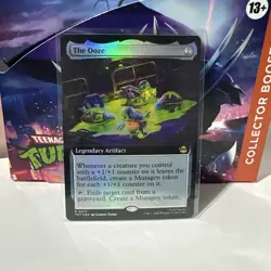 The Ooze R 0277 Extended Art Foil - Magic MTG Teenage Mutant Ninja Turtles TMT - Image 1