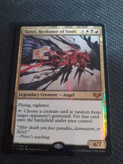 Tariel, Reckoner of Souls FOIL - From the Vault: Angel - LP to NM (see pics) MTG - Image 1