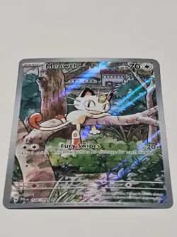🟠 Meowth 106/094 - Phantasmal Flames Illustration Rare - Pokemon Card TCG NM 🟠 - Image 2
