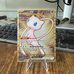 Pokemon Mew EX TCG 205/165Sv: Scarlet & Violet 151 Holo Hyper Rare METAL CARD - Image 3