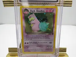 CGC GEM MINT 10 Pokemon TCG Dark Slowbro 12/82 Team Rocket Holo Rare 2000 - Image 3
