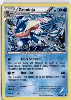 Pokemon TCG Greninja XY162 Holo Black Star Promo Trading Card TCG - Image 1